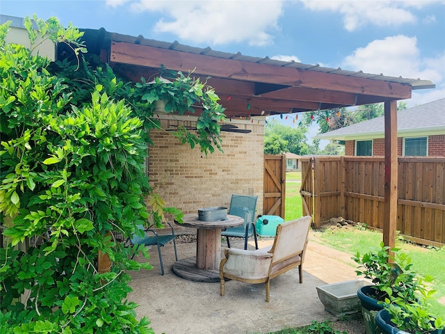 2009 W Way, Garland, TX 75042 - view of patio featuring a pergola