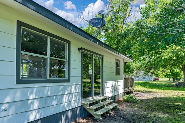 103 Ivy St, Kerens, TX 75144 - view of property exterior featuring entry steps