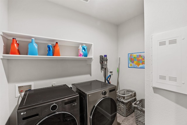 15532 Balham Pass, Fort Worth, TX 76247 - washroom featuring washing machine and dryer