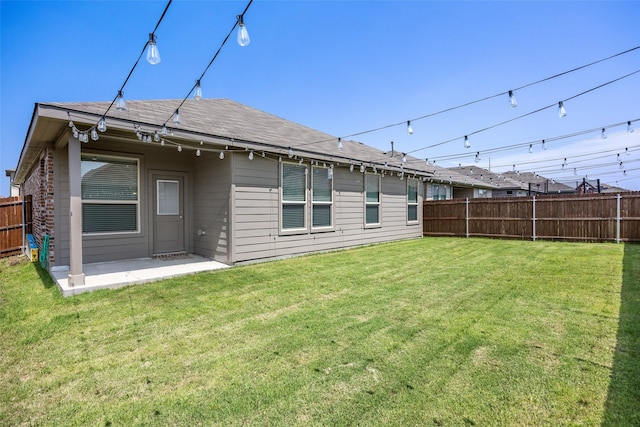 15532 Balham Pass, Fort Worth, TX 76247 - back of house with a patio area and a shingled roof