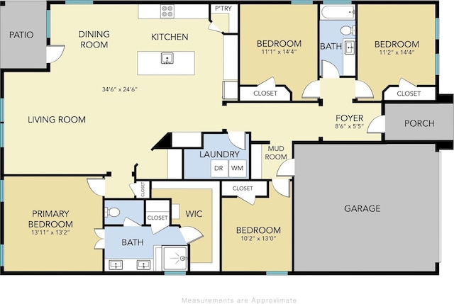 15532 Balham Pass, Fort Worth, TX 76247 - room layout