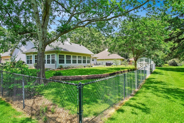 622 Green Meadow Trl, Holly Lake Ranch, TX 75765 - rear view of property featuring an outdoor structure