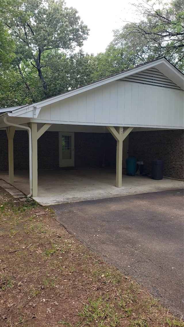 401 S Timberlane, Lone Star, TX 75638 - view of parking / parking lot with driveway and an attached carport