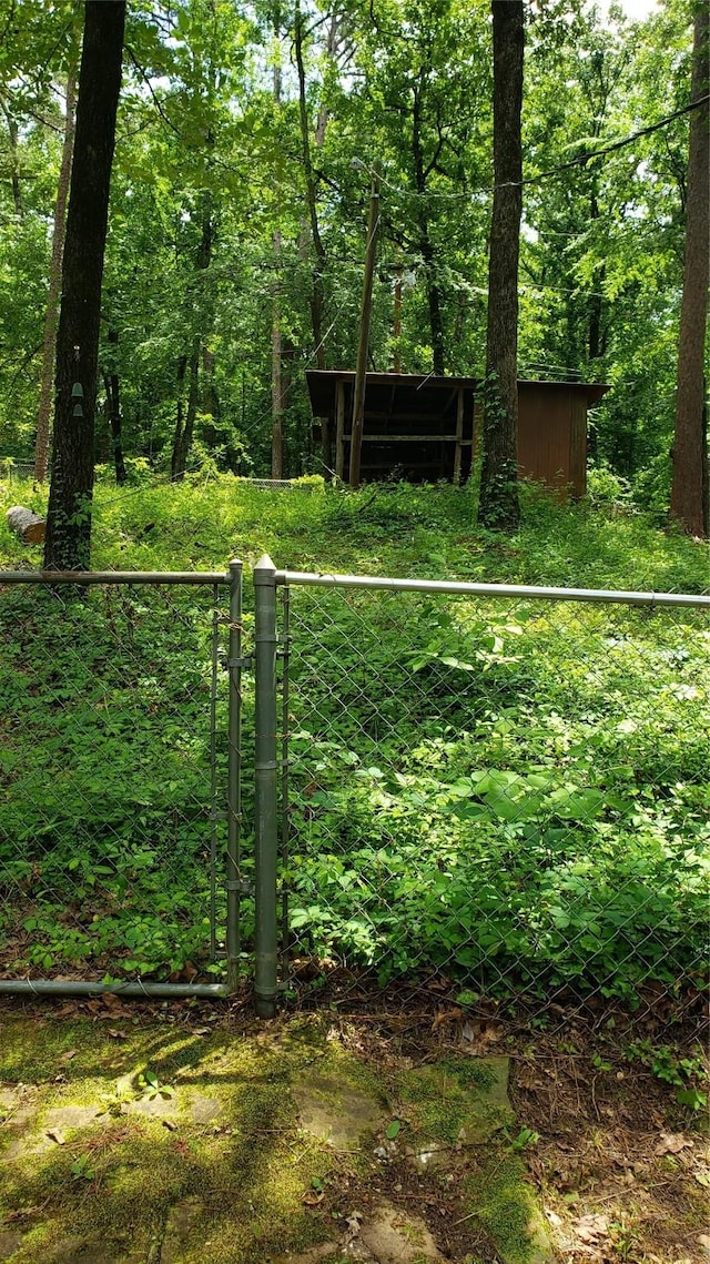 401 S Timberlane, Lone Star, TX 75638 - view of yard with an outbuilding