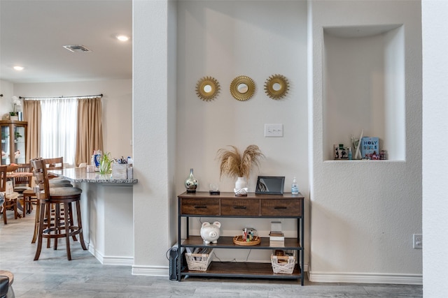 5725 Miriam Dr, Forney, TX 75126 - dining room featuring wood finished floors and baseboards