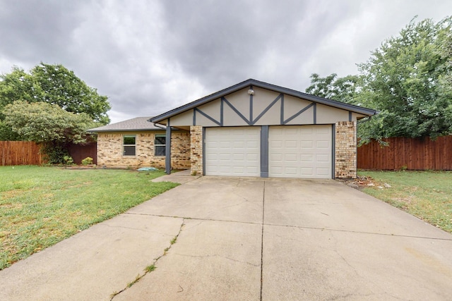 6432 Melinda Ct, Watauga, TX 76148 - view of front of property with concrete driveway, brick siding, and a garage
