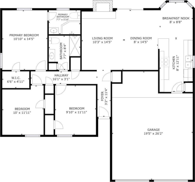 6432 Melinda Ct, Watauga, TX 76148 - room layout