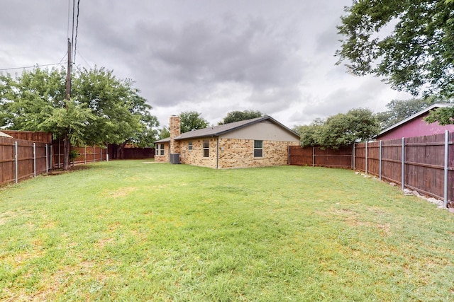 6432 Melinda Ct, Watauga, TX 76148 - view of yard with central AC unit