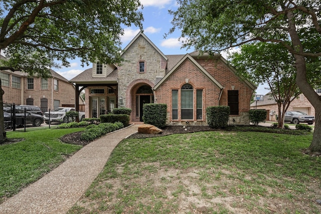 2505 Shoreline Dr, Keller, TX 76248 - view of front of home with brick siding and stone siding