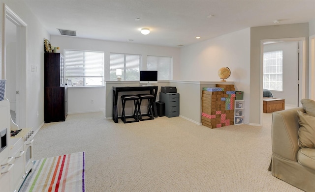 115 Roundup Rd, Waxahachie, TX 75165 - living area featuring carpet and baseboards