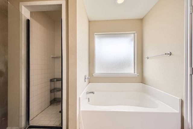 117 Parkview Dr, Saginaw, TX 76179 - full bathroom with a stall shower and a garden tub