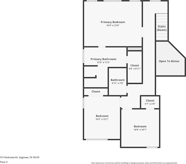 117 Parkview Dr, Saginaw, TX 76179 - room layout