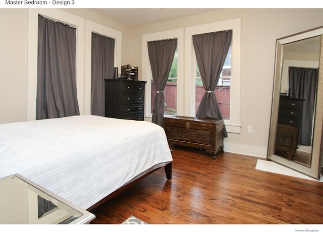 1951 College Ave, Fort Worth, TX 76110 - bedroom featuring wood finished floors and baseboards