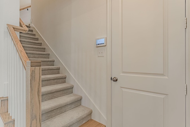 14448 Walsh, Aledo, TX 76008 - staircase with wood finished floors