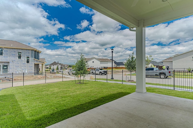 14448 Walsh, Aledo, TX 76008 - view of yard featuring a residential view and a patio area