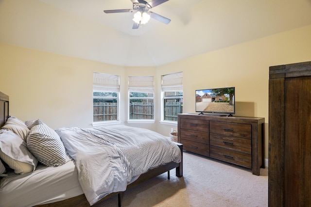5204 Agave Way, Fort Worth, TX 76126 - bedroom with light colored carpet and a ceiling fan