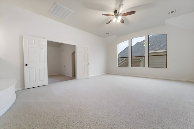 1503 Willingham Dr, Allen, TX 75013 - unfurnished bedroom featuring vaulted ceiling, carpet floors, baseboards, and ceiling fan