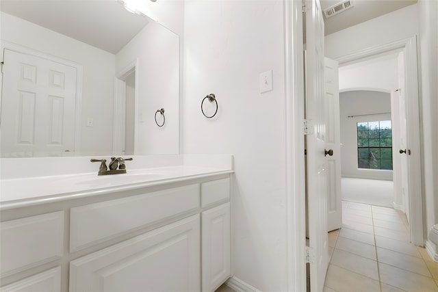 1503 Willingham Dr, Allen, TX 75013 - bathroom with tile patterned floors, vanity, and baseboards