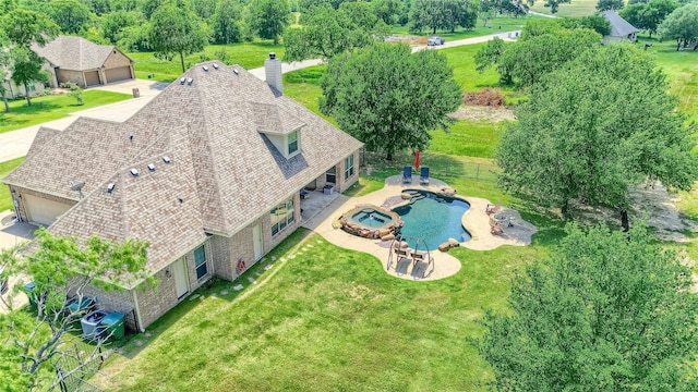 489 Roberts Run, Sherman, TX 75092 - view of subject property featuring a pool area