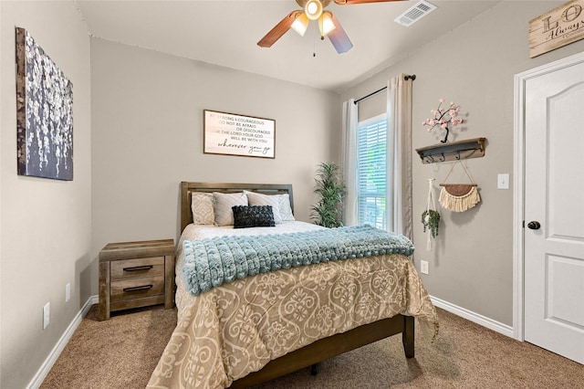 489 Roberts Run, Sherman, TX 75092 - carpeted bedroom featuring baseboards and a ceiling fan