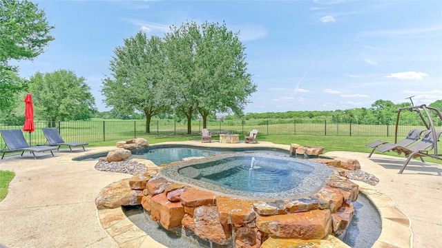 489 Roberts Run, Sherman, TX 75092 - view of pool featuring a patio area