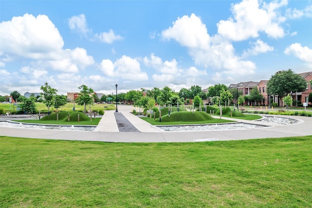 8459 Jacobs St, Frisco, TX 75034 - surrounding community with a yard and a residential view