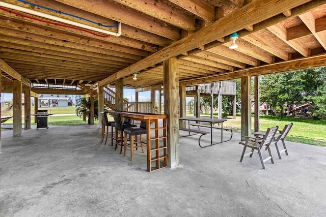 970 Gulfview Dr, Crystal Beach, TX 77650 - view of patio / terrace