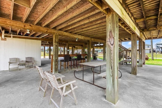 970 Gulfview Dr, Crystal Beach, TX 77650 - view of patio / terrace
