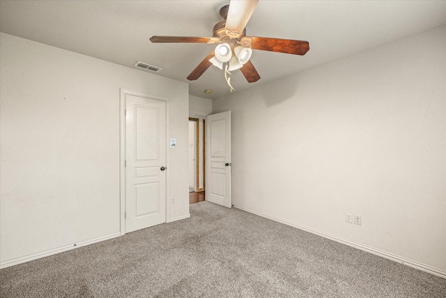 1511 Cabaniss Ln, Weatherford, TX 76088 - unfurnished bedroom with carpet flooring, baseboards, and a ceiling fan