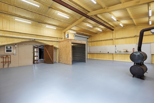 1511 Cabaniss Ln, Weatherford, TX 76088 - garage featuring wooden walls