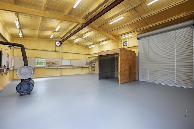 1511 Cabaniss Ln, Weatherford, TX 76088 - garage featuring wooden walls