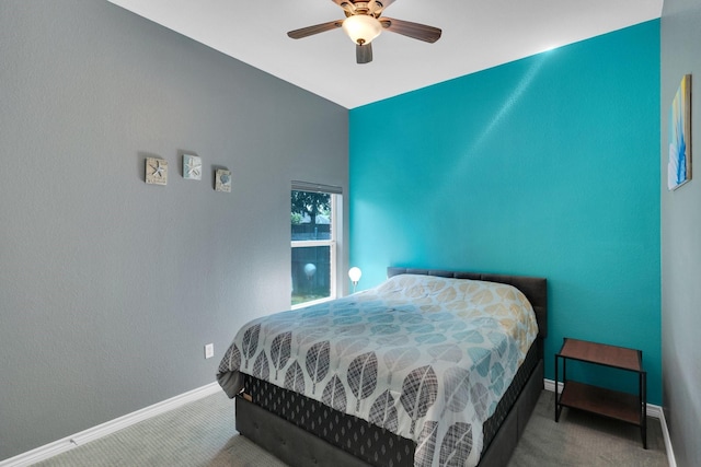 107 Oak Hollow Ln, Red Oak, TX 75154 - carpeted bedroom with baseboards and ceiling fan
