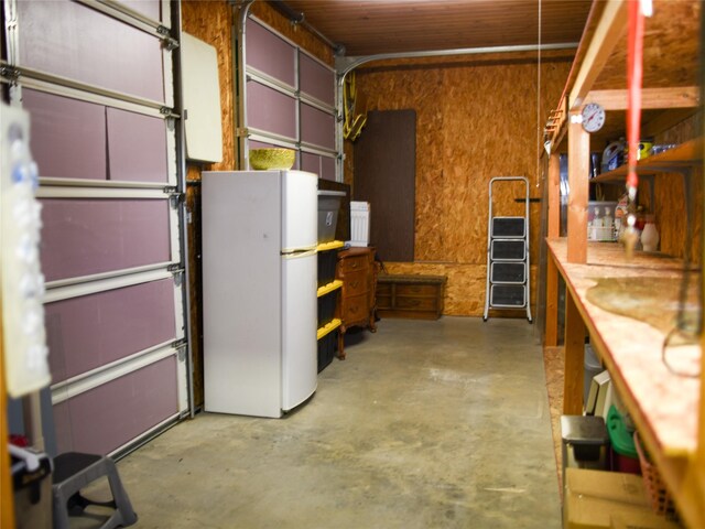 2226 Bethany Rd, Sherman, TX 75090 - garage with freestanding refrigerator
