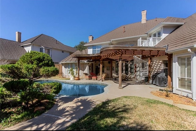 5812 Braemar Dr, Plano, TX 75093 - outdoor pool featuring a patio