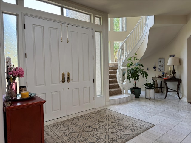5812 Braemar Dr, Plano, TX 75093 - entrance foyer with stairway