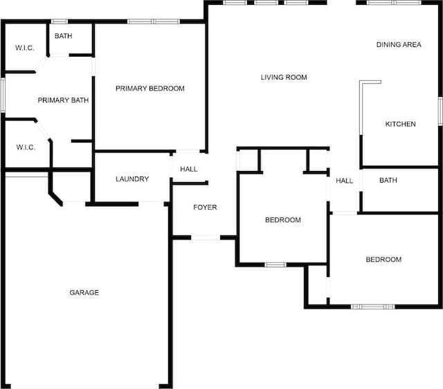320 Mockingbird Ln, Springtown, TX 76082 - floor plan / room layout