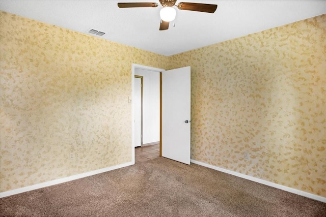 880 S Fm 779, Emory, TX 75440 - unfurnished room with carpet flooring, ceiling fan, and baseboards