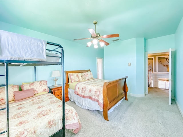 3226 County Road 360, Merkel, TX 79536 - carpeted bedroom with baseboards and ceiling fan