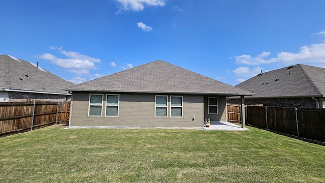 1416 Blossom Court Dr, Princeton, TX 75407 - rear view of property featuring a patio area and a shingled roof