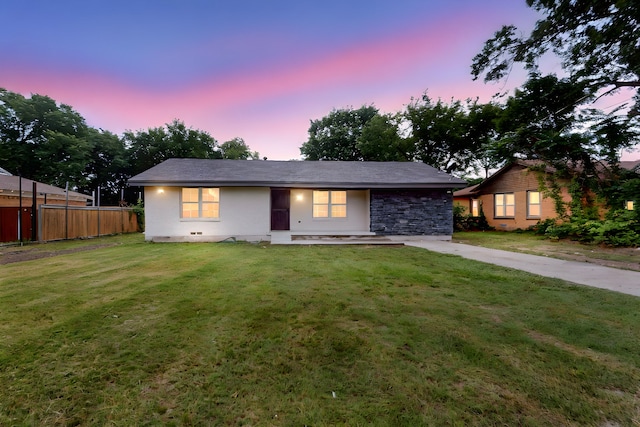 9726 Cushing Dr, Dallas, TX 75217 - single story home with stucco siding and stone siding