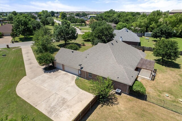 10208 W Rancho Diego Ln, Fort Worth, TX 76036 - view from above of property