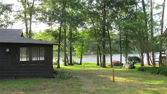 150 County Road 1699, Alba, TX 75410 - view of grassy yard with a water view