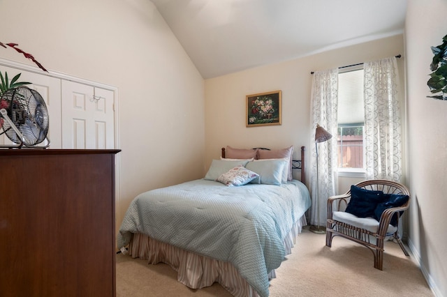 1869 Rio Blanco Dr, Frisco, TX 75033 - bedroom featuring lofted ceiling and light carpet