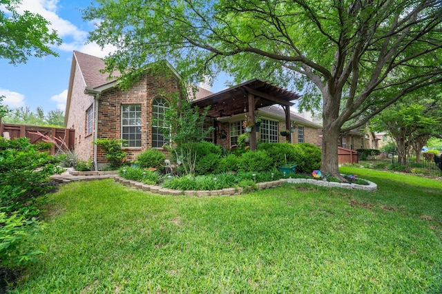 1869 Rio Blanco Dr, Frisco, TX 75033 - back of house with brick siding and roof with shingles