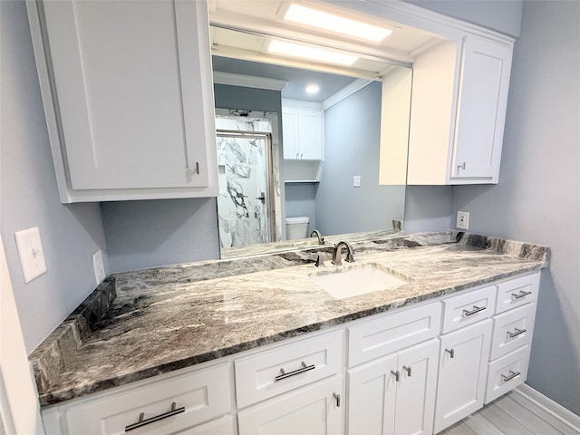 1111 Joel St, Groesbeck, TX 76642 - bathroom featuring vanity and a shower