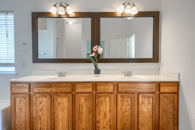 429 Creekwood Ct, Forney, TX 75126 - full bath with double vanity and a bathtub