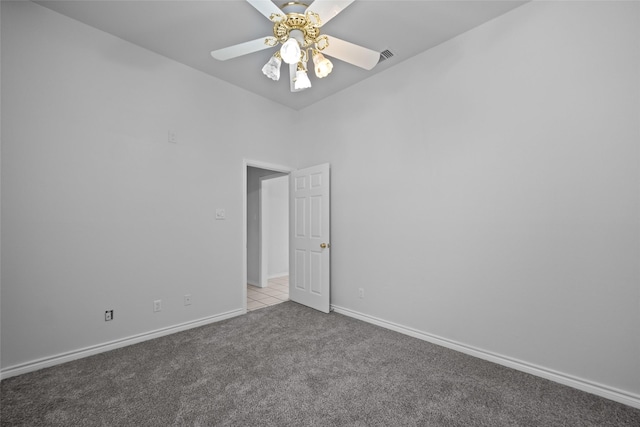 12020 Younger Ct, Azle, TX 76020 - carpeted spare room with a ceiling fan and baseboards