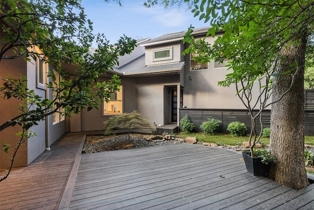 6617 Shady Creek Cir, Plano, TX 75024 - view of deck