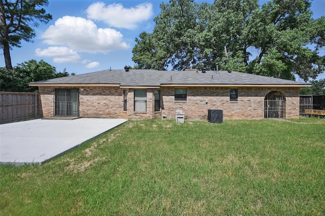 2701 Mims St, Fort Worth, TX 76112 - rear view of property with a patio and brick siding
