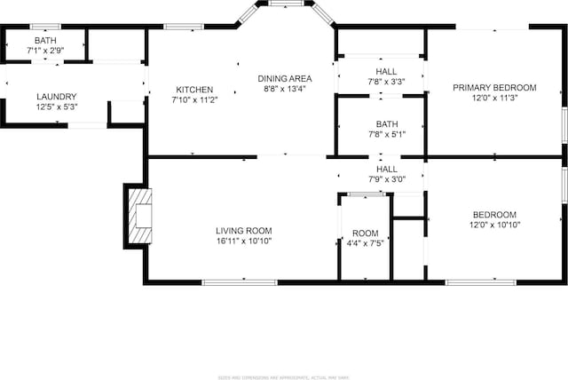 2701 Mims St, Fort Worth, TX 76112 - home floor plan